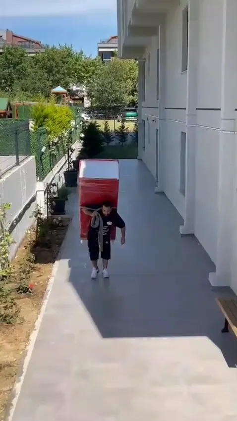 Paketli eşyanın site içinde taşınması